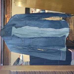 Mens Size L Gap Denim Shirt